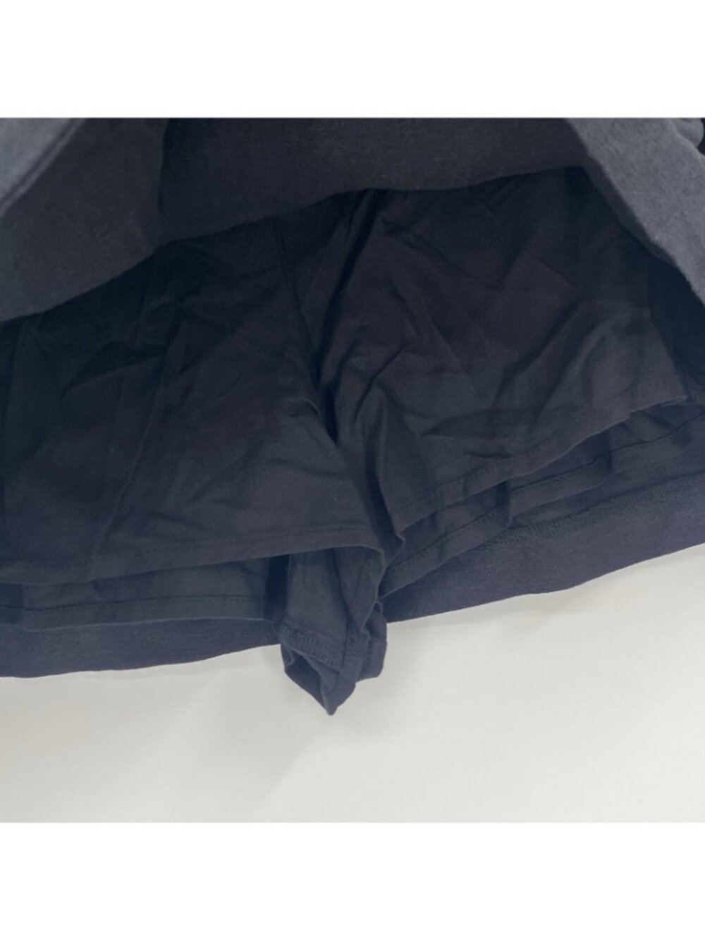 Abercrombie & Fitch Black Scarlett Mini Skort Ultra High Rise Linen Blend Size M - Picture 8 of 10